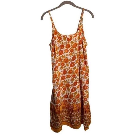 Qearal NWT women’s swing floral print scoop neck dress with pockets size/L - Picture 3 of 6